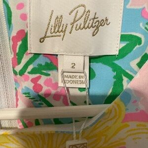 Lilly Pulitzer Multicolor Floral Pattern Dress